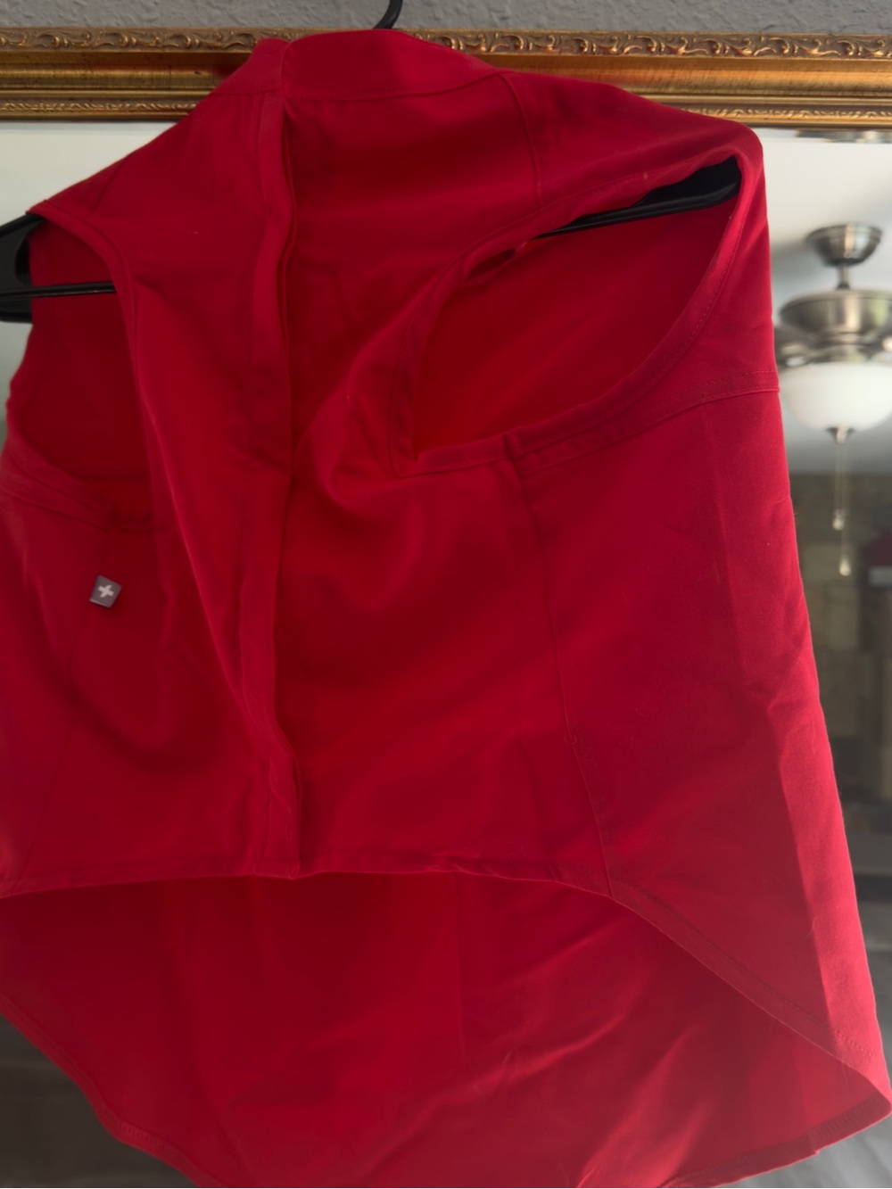 FIGS red dog scrub top!